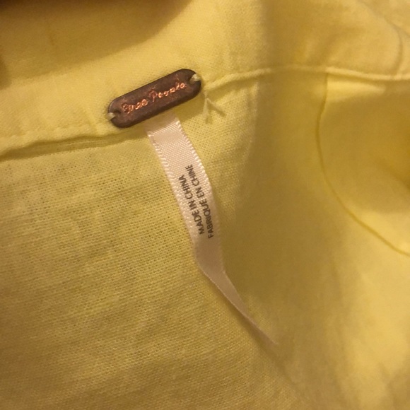 FREE PEOPLE Lemon Gelato Wrap skirt - Picture 6 of 7